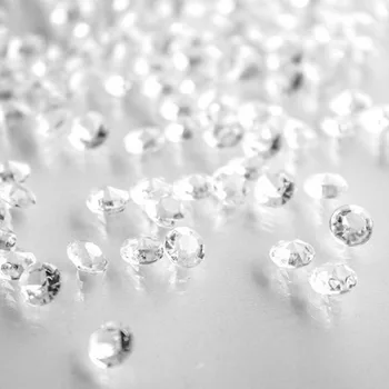 Svieti Trblietavé Akryl Kryštál Diamantu 1000 ks/set 3-10 mm Transparentné Svadobnú hostinu Doplnky, Ozdoby