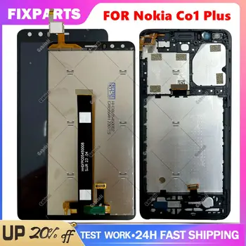 Teated LCD Pre Nokia C01 Plus LCD Displej Dotykový Displej Digitalizátorom. Montáž Pre Nokia CK-1383 TA-1387 LCD Displej