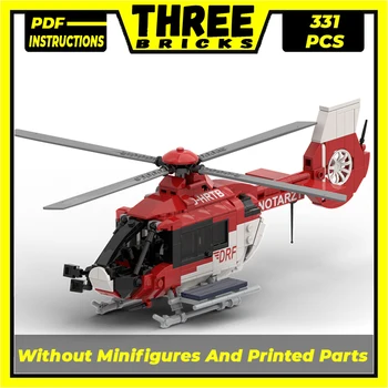 Technické Moc Tehly Vojenské Model Airbus H135 Vrtuľník Modulárny Stavebné Bloky, Darčeky, Hračky Pre Deti DIY Sady Montáž