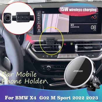 Telefón Držiak na BMW iX3 G08 2022 2023 Air Vent Klip Magnetický Stojan Bezdrôtový Rýchle Nabíjanie Nálepky Accessorie iPhone Samsung