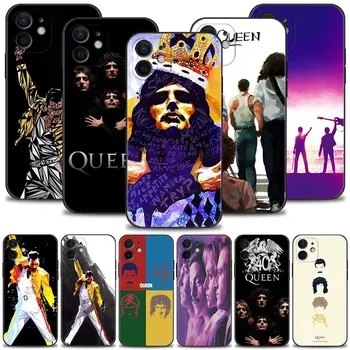 Telefón puzdro Pre Apple iPhone 15 14 13 12 11 Pro Max Mini XS Max XR X 7 8 Plus Mäkký Kryt Plášťa Freddie Mercury Kráľovná band