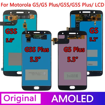  Test Pre Motorola Moto G5 G5 Plus XT1672 XT1685 Dotykový LCD Displej Digitalizátorom. Montáž Na Moto G5S G5S Plus XT1793 XT1803 LCD