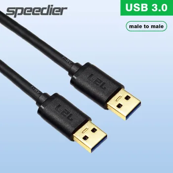 USB 3.0 A Samec na Male Dátový Kábel USB 2.0 Predlžovací Dvojitá závitová spojka k-Signál Zosilňovača Extender Kábel 3M 5M 10M 15M