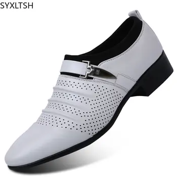 Ukázal Prst Oxfords Mokasíny Topánky pre Mužov Bežné Obchodné talianske Svadobné Topánky Šaty Loafer'lar Zapatos Hombre Chaussure Homme