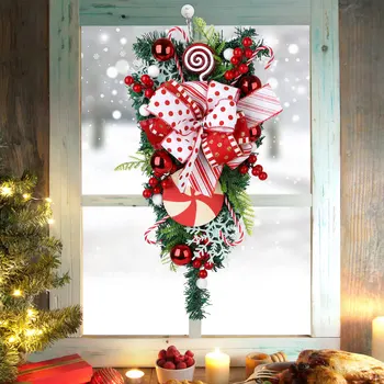 Vianočný Stromček Veniec Vianočné Dekorácie, Závesné Prívesok PVC Multicolor Slávnostnú Atmosféru S Candy Simulácia Garland