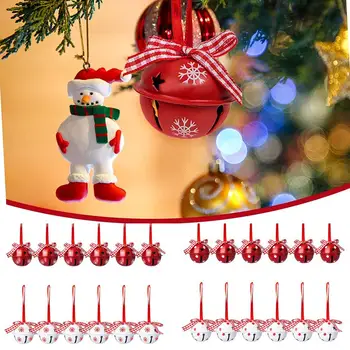 Vianočný Zvon Červená Biela Zelená Kovové Rolničky Dostať Supplie Elk Stromček, Ozdoby!Vianočné Sviatočné DIY S Vianočná Výzdoba G9M3