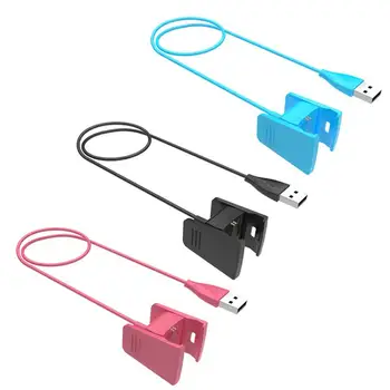 Vymeniteľné USB Nabíjačku Pre Fitbit-Charge2 Inteligentný Náramok Nabíjací Kábel pre Fitbit-Poplatok 2 3 Náramok Dock Adaptér 3 Farby