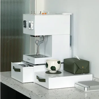 Vysoká Vzhľad Úrovni sa Môže Prekrývať Úložné Zásuvky Ploche Iron Art kávovar Výška Rámu Multi-funkčný Úložný Box