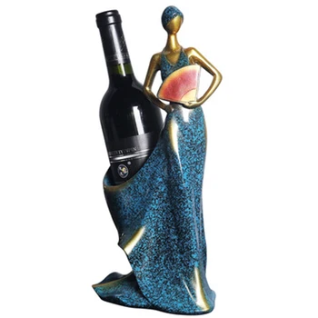 Víno Držiak Na Fľašu Kreatívny Ženskú Postavu, Európsky Štýl Vína Držiteľ Živice Maiden Domáce Dekorácie Víno Displej