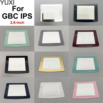 YUXI 1Pcs Sklo Zrkadla 2.6-palcový IPS Pre Gameboy Color VOP Displej LCD Objektív Sklenený Objektív, Zrkadlo Chránič Náhradný Kryt