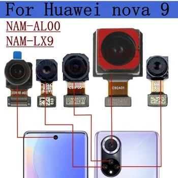 Zadný Fotoaparát na Prednej strane Pre Huawei Nova 9 Nova9 NAM-AL00, NAM-LX9 Originálne Čelné Selfie Smerom Späť Hlavný Fotoaparát Modul Flex Časť