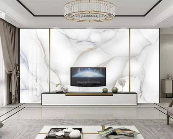 beibehang Prispôsobené nový moderný minimalistický jazz biely mramorový vzor jade vlhkosti-dôkaz pozadí abstraktných de parede tapety
