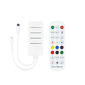 ideálny pre Mobilné APLIKÁCIE Jednoduché LED Bluetooth Phantom Farba Radič 24 Kľúče, Diaľkové Ovládanie, Bežecké Pásy Svetla Radič Tri Vodiče