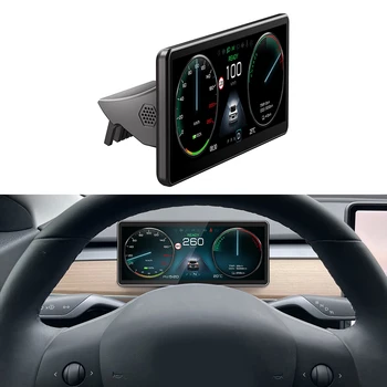 pre Tesla Head Up Display s Bezdrôtové Carplay Android Auto pre Tesla Model Y/3,9 Palcový Dotykový displej HUD Silu, Rýchlosť, Displej
