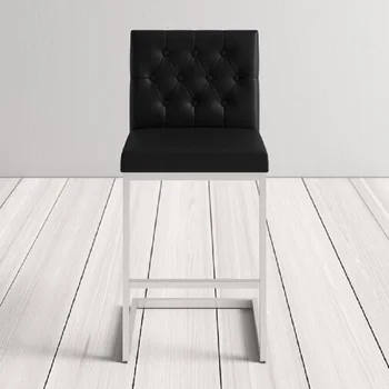 veľkoobchod kaviareň svetlo luxusné späť bar stoličky moderný jednoduchý bar stoličky z nehrdzavejúcej ocele jedálenské stoličky